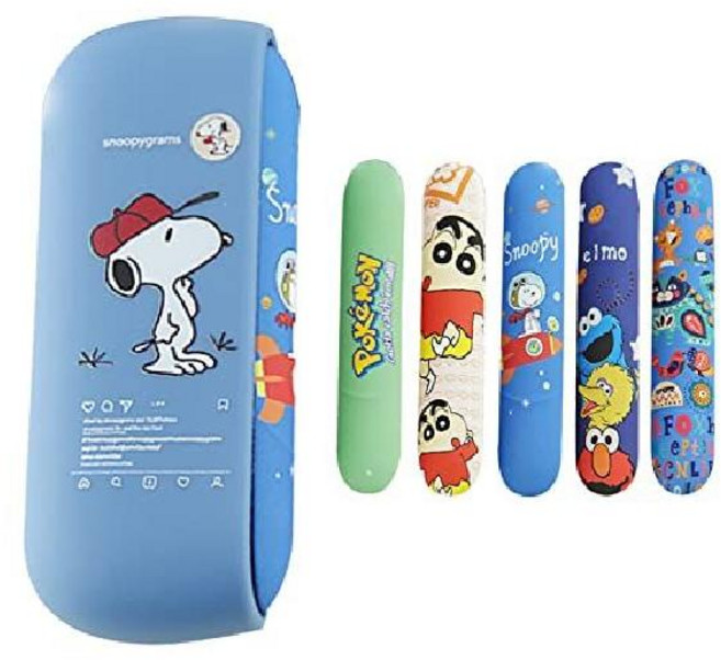 아이코스 3 듀오 보호 케이스 - 스누피 (사이드 커버 포함) 완벽 충격 방지 - 일본 발송