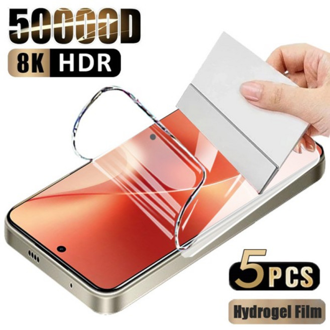 리얼미 15 프로 플러스용 하이드로겔 필름 5개 GT 8 스크린 강력한 보호 소프트, 01 번들 20, 01 Hydrogel Film, 22 리얼미 GT3
