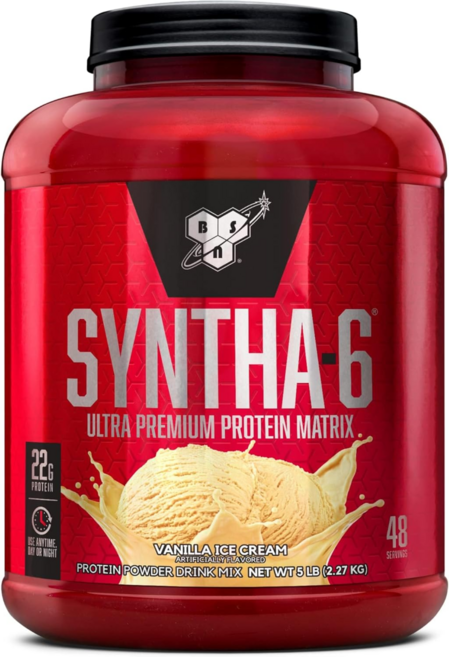 BSN 신타6 SYNTHA-6 프리미엄 단백질 파우더 바닐라 아이스크림 맛, 2.27kg, 2개