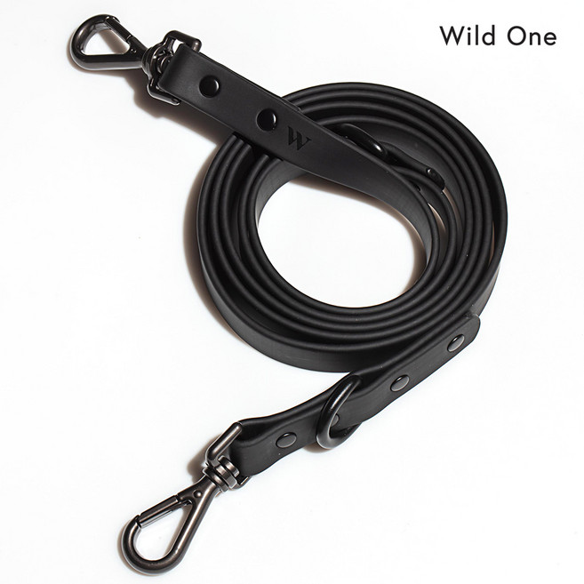 와일드원 방수 강아지 리드줄 산책줄 리쉬 소형견 중형견 대형견리드줄, 리드줄 블랙, 1개