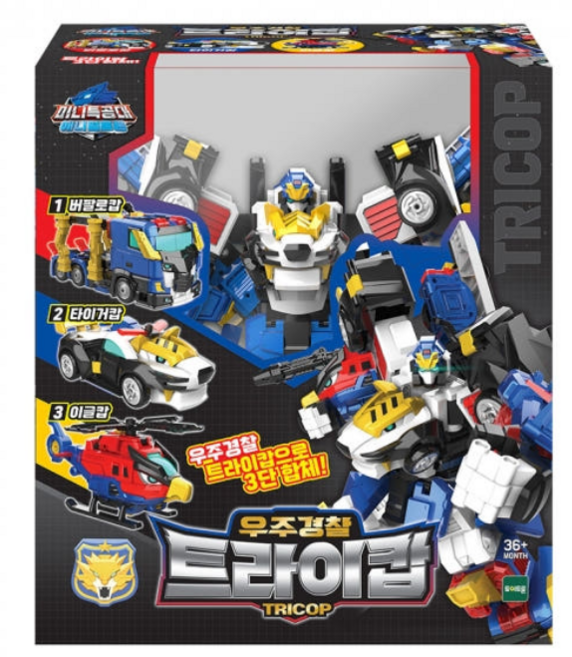 미니특공대 우주경찰 트라이캅 재고있음 크리스마스 선물 어린이날 선물 어린이 생일 선물 추천, 1개