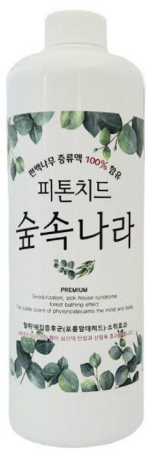 편백나무 증류액 피톤치드 1000ml (리필용), 1개, 1L