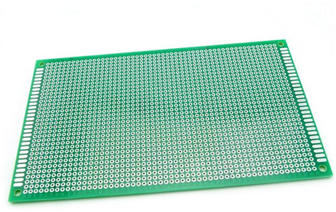 니토무역 양면 만능 기판 150x90mm 피치 2mm PCB 공보드 납땜 브레드보드 빵판, AT138.기판 양면 150x90mm 특대 2.00mm, 1개