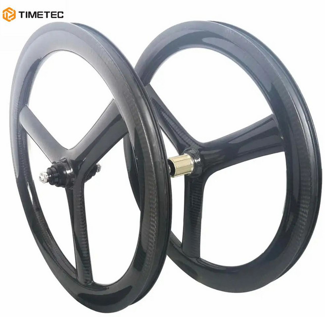 20 인치 3 칼 접이식 자전거 탄소 섬유 휠셋 브레이크 V 진공 대응 개구부 폭 26mm