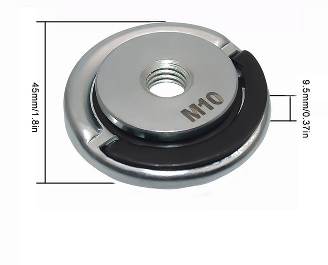 n 퀵릴리즈 플랜지 너트 앵글 기 클램핑 플랜지용 나사 릴리스 프레싱 플레이트 M14M10, 1개