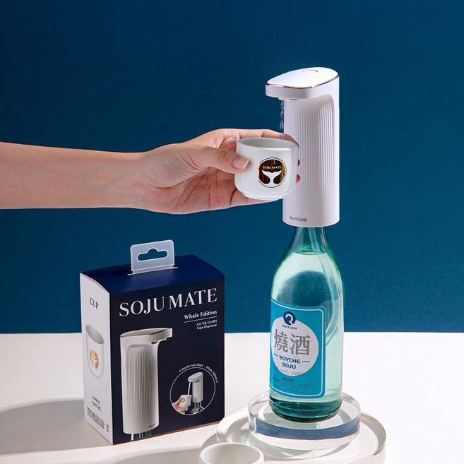로이체 소주메이트 고래에디션 자동 소주 디스펜서 고래 혼술기계 파티인싸템, RaSD-240