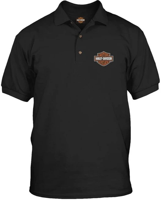 Harley-Davidson 밀리터리 독점 오버시즈 투어 폴로 바 & 쉴드 블랙.그외 각종 471911 - 쿠팡