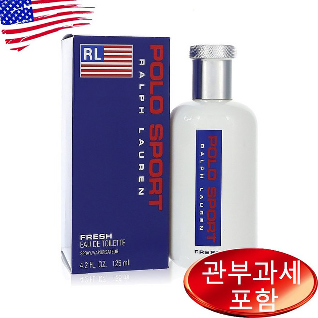 폴로 스포츠 프레쉬 오드뚜왈렛 125ml 남성, 1개