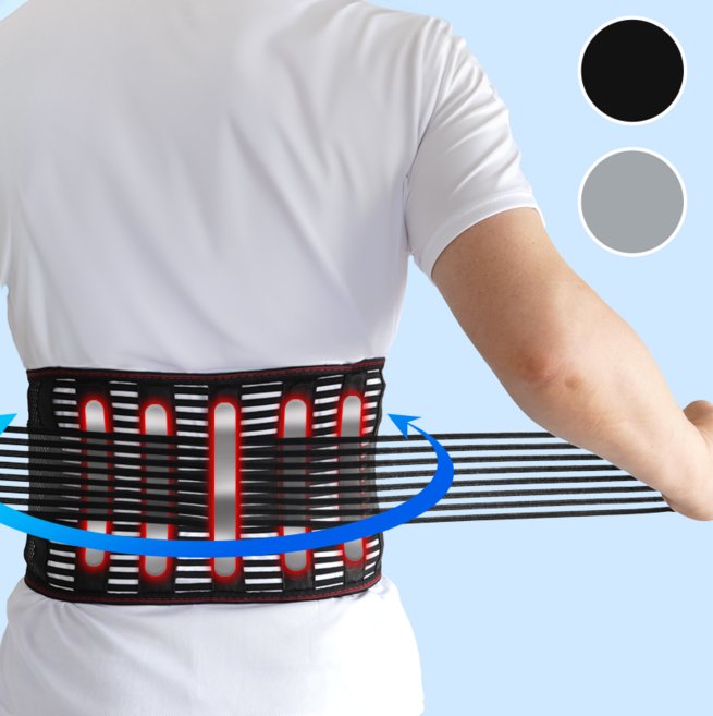 웰메디 남녀공용 메쉬 고탄력 업그레이드 복대 허리보호대, 1개