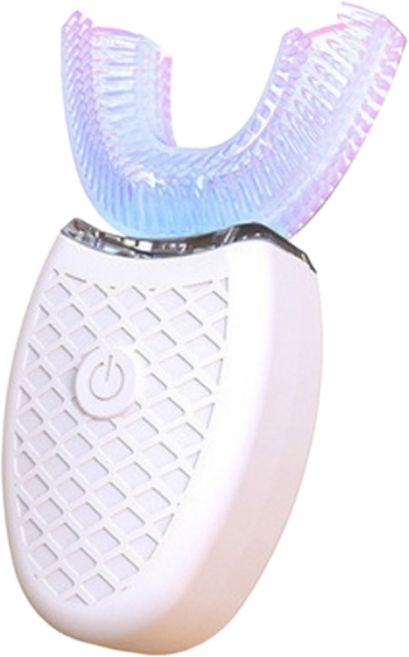 커채 u형 전동칫솔 치아미백기 방수 구강 청결 초음파 스케일링, 기본 충전 화이트, 1개, XYQO2