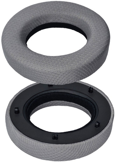 Focal Clear Elegia 헤드폰용 단백질 가죽 이어 패드 이어 쿠션 커버 1쌍, 그레이 메쉬
