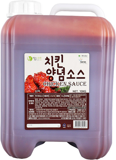 이슬나라 치킨양념소스 순한맛, 10kg, 1개