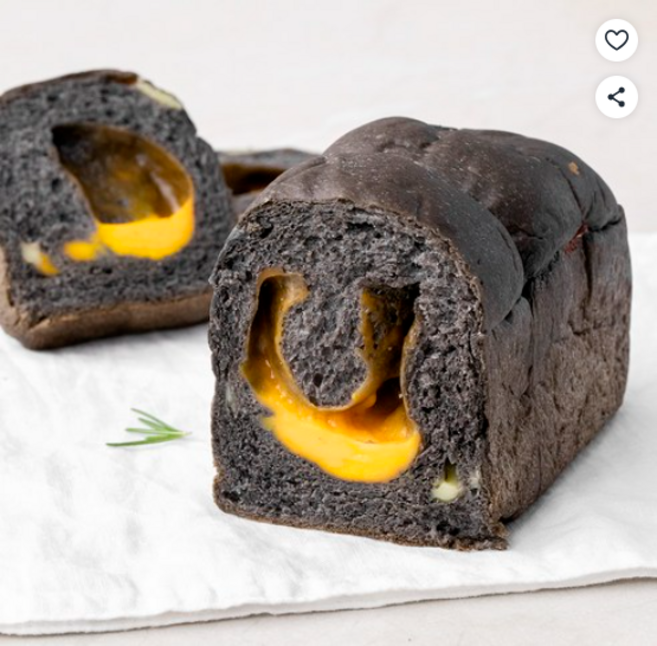 브로드카세 발효종 오징어먹물치즈식빵, 1개, 230g