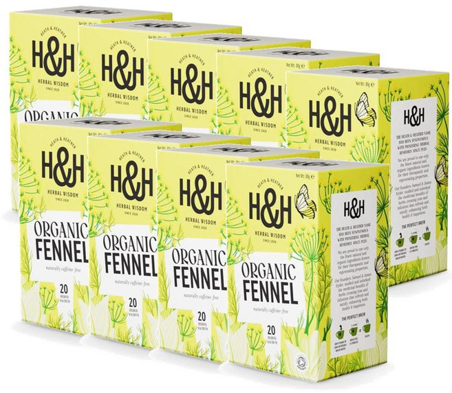 히스앤헤더 펜넬티 티백 카페인프리 Heath & Heather Fennel Tea, 9개