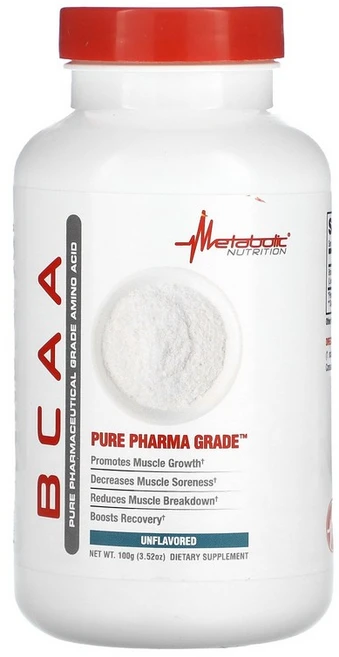 메타볼릭 뉴트리션 Metabolic Nutrition BCAA 무맛 100g3.52oz129108원산지:기타, 99 g, 100g, 1개 - 쿠팡