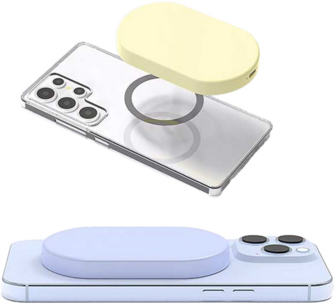 맥세이프 보조배터리 초슬림 1.1cm 초경량 3000mAh 기내용 휴대용, 라벤더, MAGSAFE