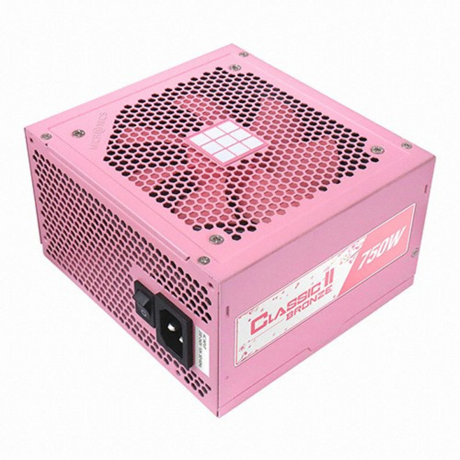 마이크로닉스 Classic II 파워 서플라이 750W 80PLUS Bronze 230V EU HDB PINK, CEM-750BR-H12S