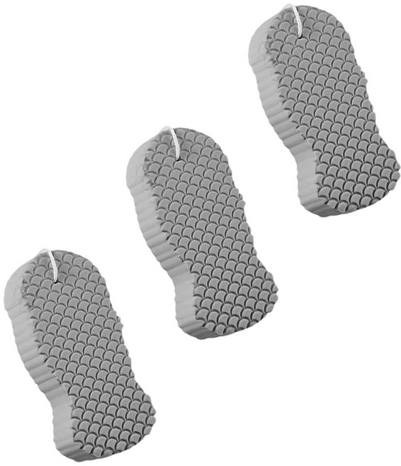 셀링온 때밀이 스펀지, 3개, 1개입, 그레이