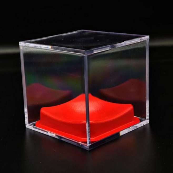 싸인볼 케이스 야구 거치대 보관함 야구공 받침대 선물 진열대 디스플레이 아크릴 스포츠 기념 굿즈 액자, 블랙