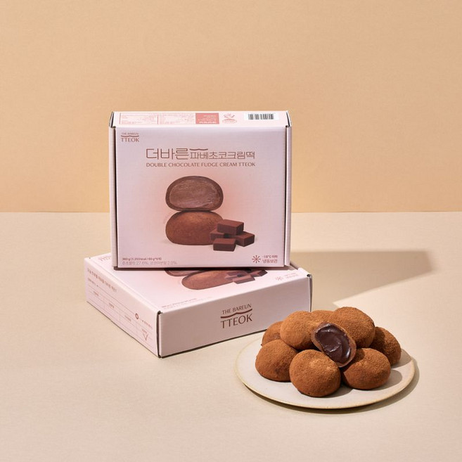 파베초코크림떡, 1박스, 360g