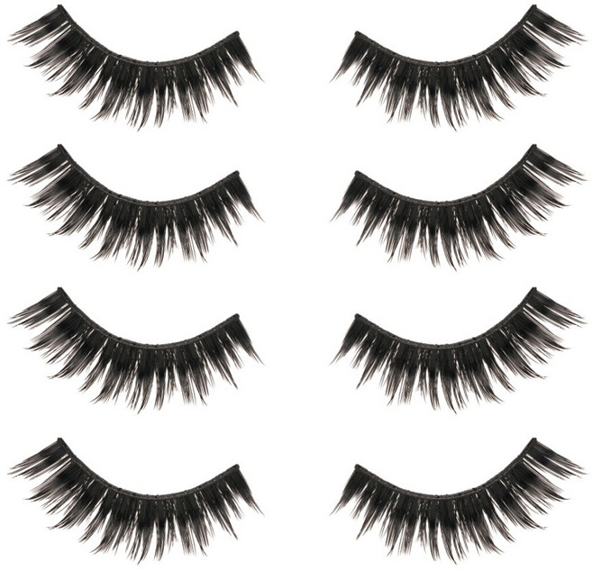 글램벅스 모다 아이래쉬_레트로 60 속눈썹(4쌍+보관케이스), RETRO 60_002, 1세트