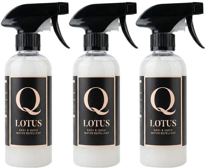 뷰오케이 스프레이 유리발수코팅제 로터스큐, 3개, 300ml