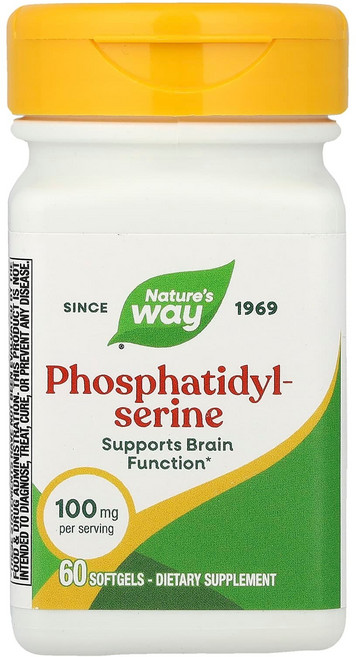 네이처스 웨이 포스파티딜세린 100mg 소프트젤 60정 NWY-45161, 1개