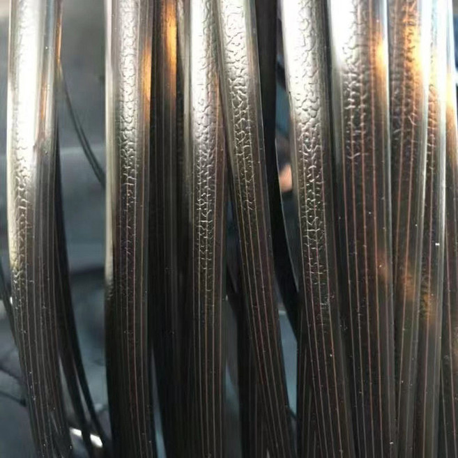 編織藤條環保仿藤手工材料 寬8mm厚1mm 約85-90米/斤, 黑色條紋, 1個