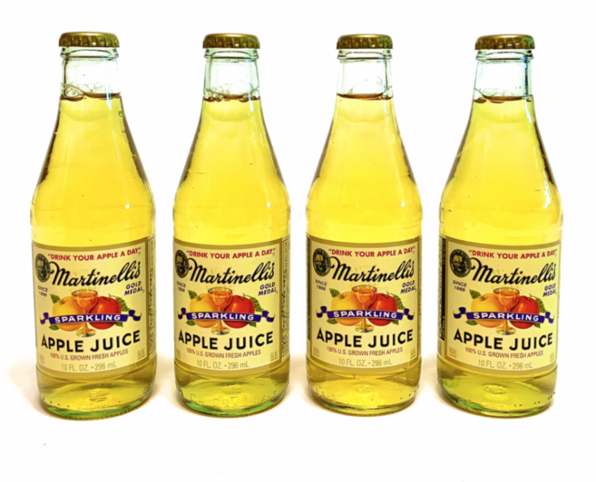 마르티넬리 골드메달 애플 스파클링, 296ml, 4개