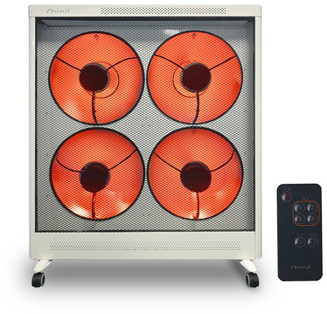 신일 4구 하이라이트 에코팬 큐브히터 SEH-F4800HLW (포토리뷰 사은품증정), 단일옵션