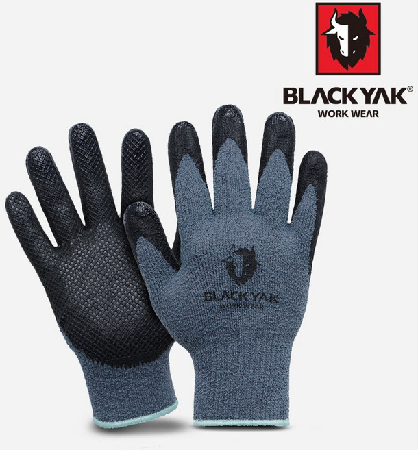 블랙야크 작업용 NBR 코팅장갑, 1개, L