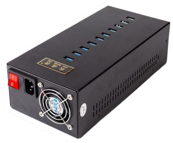 USB 멀티패드 업소용 식당 가정용 무전원 포트 고속충전 편의점 대량구매, 2세대 30포트 400W