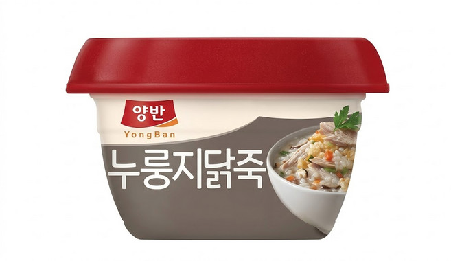 양반 누룽지닭죽 용기죽, 6개, 285g