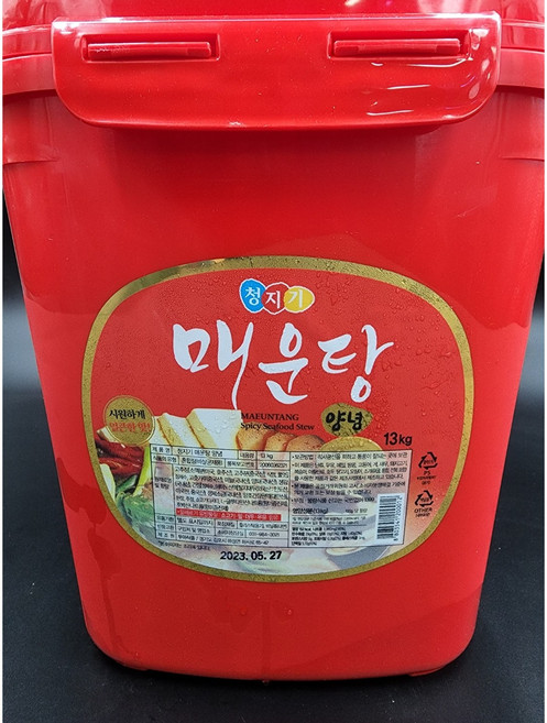 무아식품 청지기 매운탕 양념 (말통) 13kg *무료배송 / 업소용 해물탕 서더리탕 만능양념장 찌개, 1개