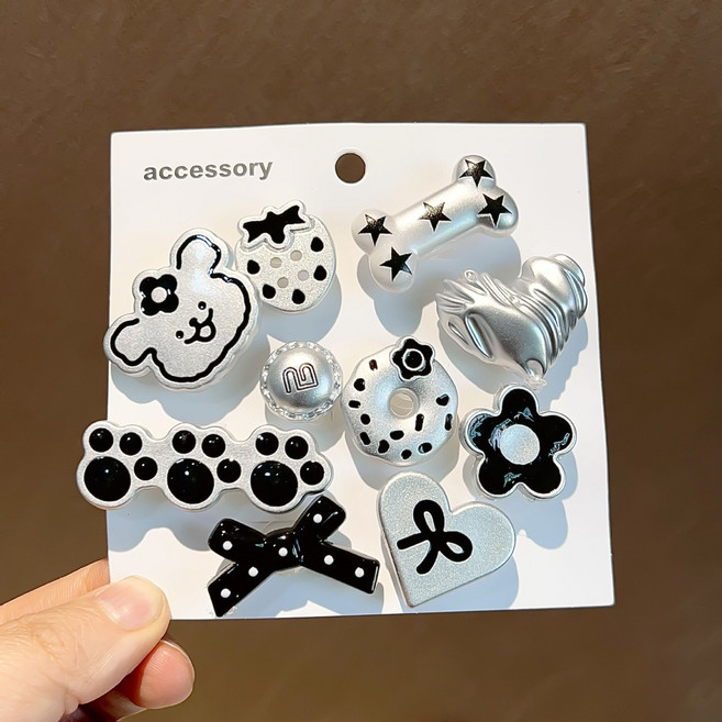 남여 신발 스리퍼 참 파츠 샌들 악세사리 10종 세트