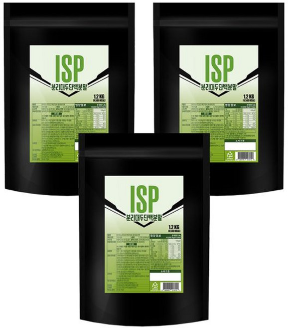 SP스포츠 ISP 분리대두단백질 1.2kg, 3개