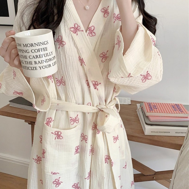 소네르 소프트 골프 샤워 가운, 밀크리본, 1개