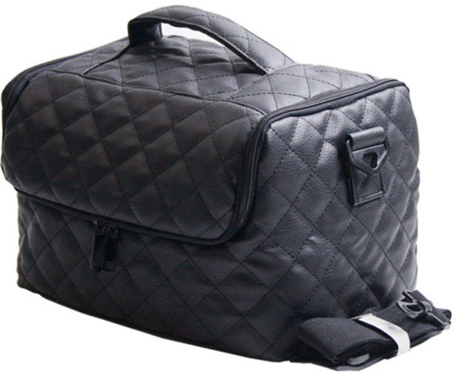 가방몰 메이크업박스 메이크업가방 네일가방 미용가방 화장품정리함 Makeup Box 통박스 뷰티네일가방 DFF506-BLACK, 1개