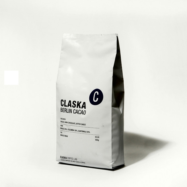 클라스카 베를린 카카오 원두, 홀빈(분쇄안함), 500g, 1개