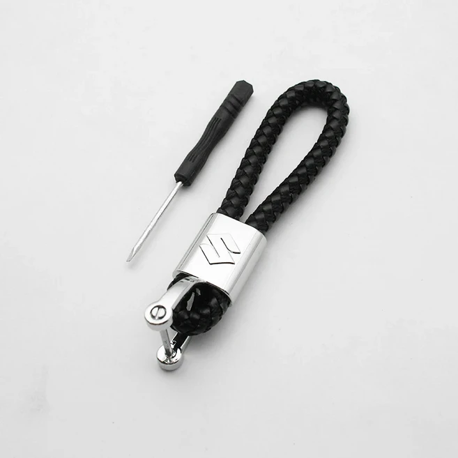 스즈키 그랜드 스위프트 SX4 짐니 비타라 발레노 3D 메탈 가죽 자동차 엠블럼 키체인 독특한 액세서리 키링, 09 1Pcs Suzuki