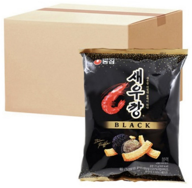 새우깡 블랙, 72g, 20개