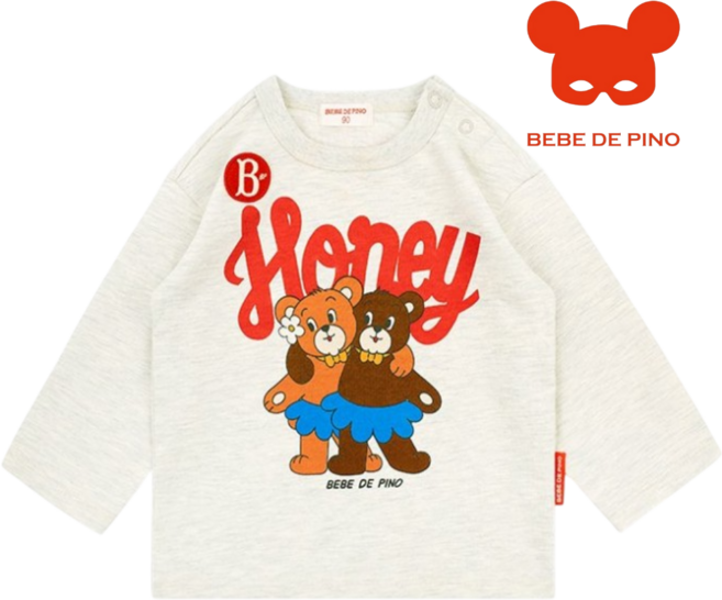 [백화점정품] 베베드피노 베이비 티셔츠 등원 어린이집 여행 일상 봄 가을 긴팔