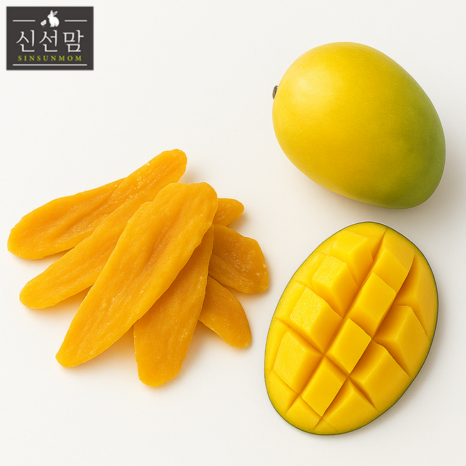신선맘 건망고 슬라이스 최상급 건 망고 [마진제로], 1개, 1kg