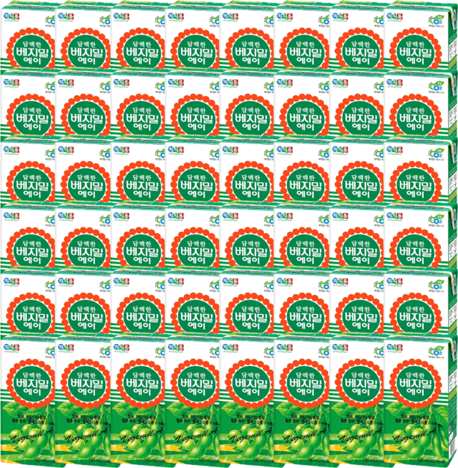 담백한 두유 베지밀A(에이) 190ml x 48팩, 베지밀 담백한 에이 검은콩 두유 190ml x 48팩, 48개