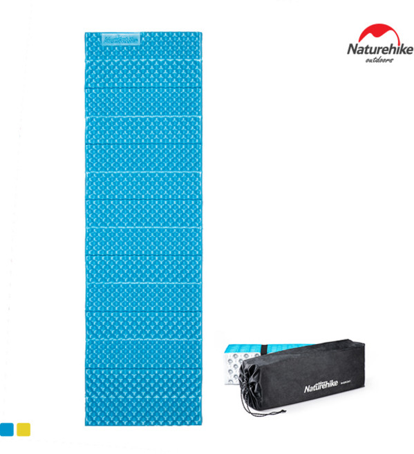 네이처하이크 HD14단 매트 플러스 백패킹 캠핑 동계용 발포 비박, 블루, 1개