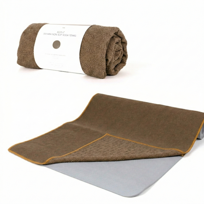 에코리즈 사하라 데일리 논슬립 요가타올, 브라운