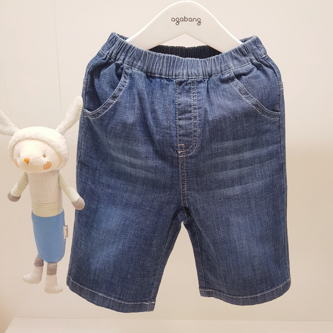 아가방 24 여름 베이비페어! 미키마우스 유아 와이드 청바지 디즈니베이비 청바지 핏이 완전 예쁜 바지! 외출복으로 청바지는 찐 진리 뒷 포켓도 깜찍한 청바지 아동사이즈 업