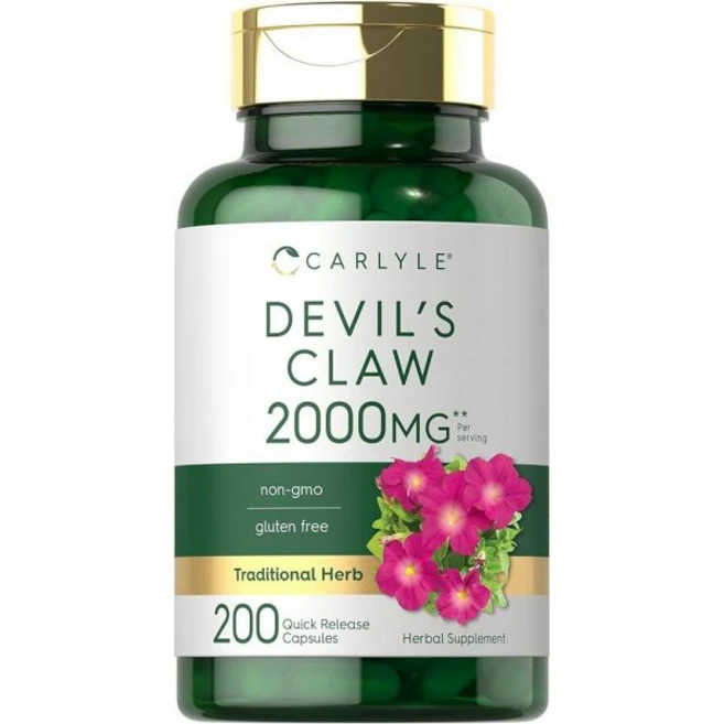 100%정품 Carlyle 칼라일 악마의 발톱 2000mg 200캡슐 3개월복용, 200정, 1개 - 쿠팡