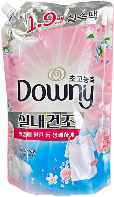 다우니 엑스퍼트 섬유유연제 플로럴 블로썸 1.35L, 3개