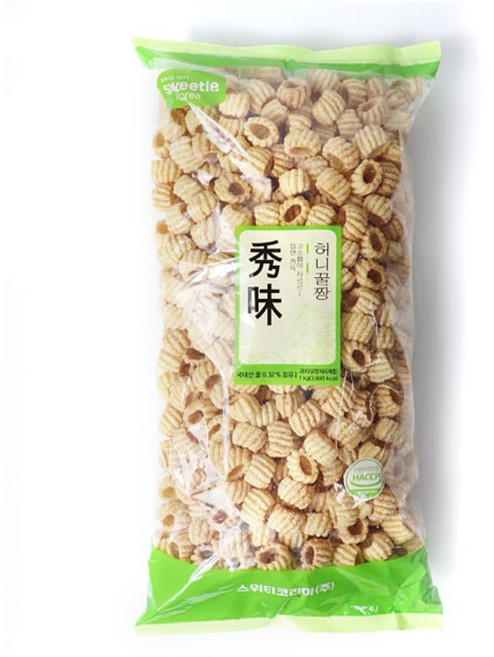 대용량 업소용 추억의 옛날과자 허니꿀짱1kg, 1kg, 8개